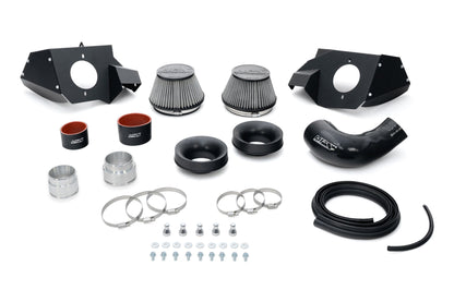 HPS Performance Air Intake Kit with Heat Shield, Black, 827-772WB