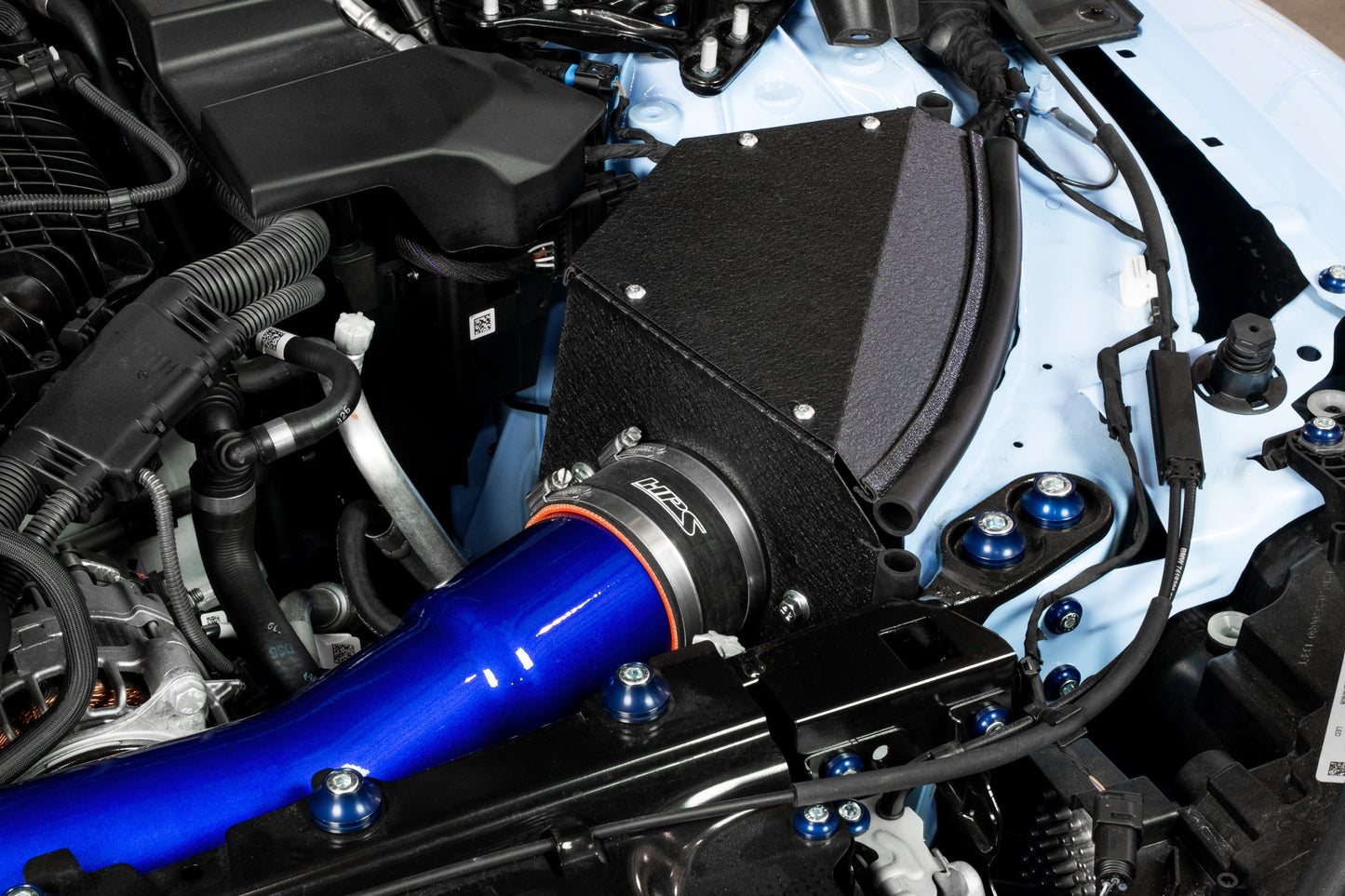 HPS Performance Air Intake Kit with Heat Shield, Black, 827-772WB