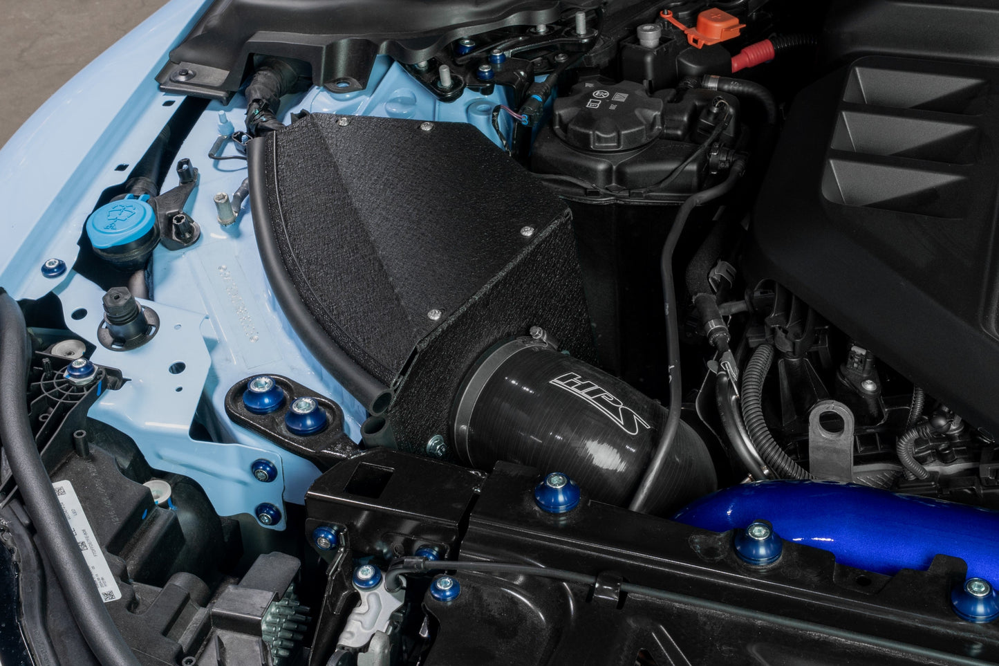 HPS Performance Air Intake Kit with Heat Shield, Polished, 827-772P