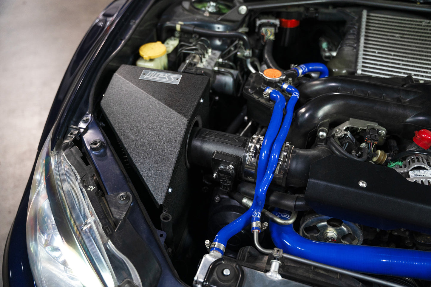 HPS Performance Air Intake Kit with Heat Shield, Black, 827-778WB