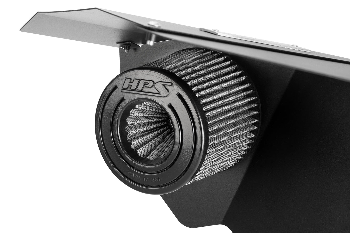 HPS Performance Air Intake Kit with Heat Shield, Polished, 827-779P