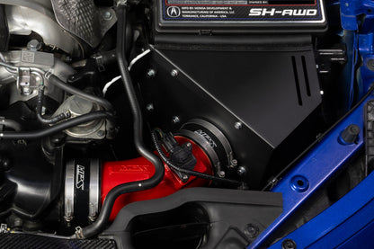 HPS Performance Air Intake Kit with Heat Shield, Red, 827-783R