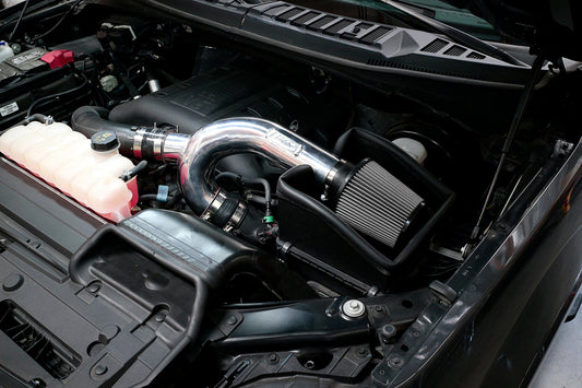 HPS Performance Air Intake Kit with Heat Shield, Red, 827-787R