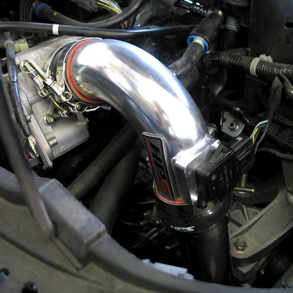 HPS Performance Cold Air Intake Kit, Polished, 837-165P