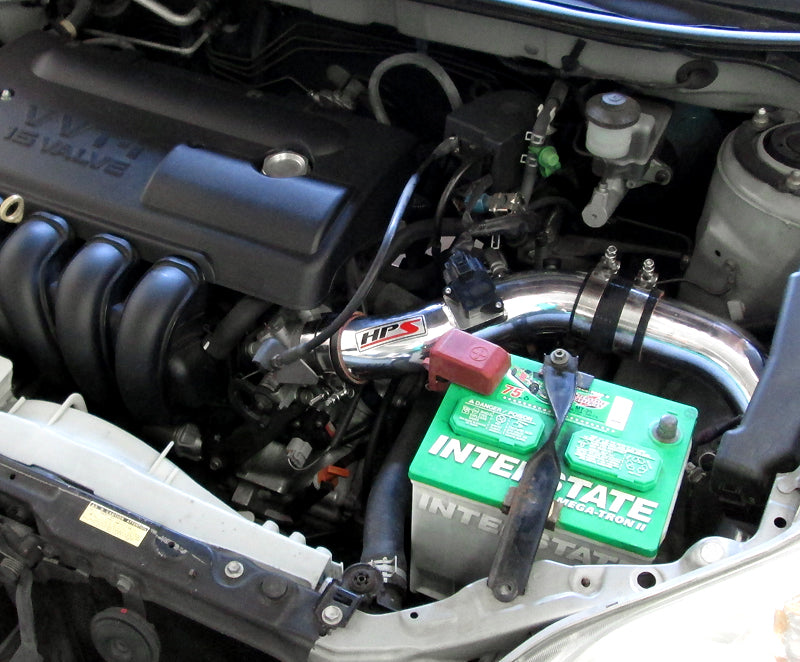 HPS Performance Cold Air Intake Kit, Polished, 837-513P