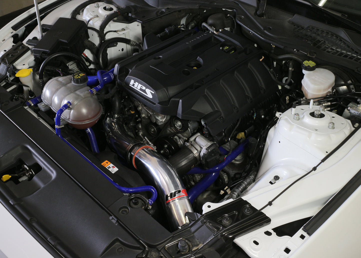 HPS Performance Cold Air Intake Kit, Polished, 837-575P
