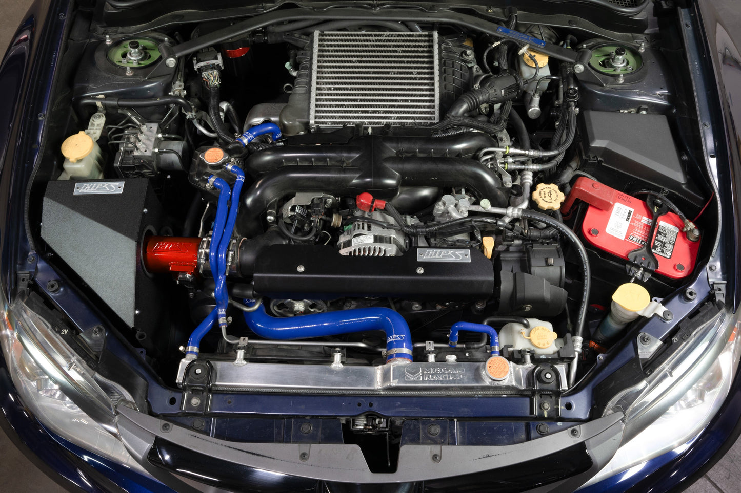 HPS Performance Cold Air Intake Kit, Red, 837-778R