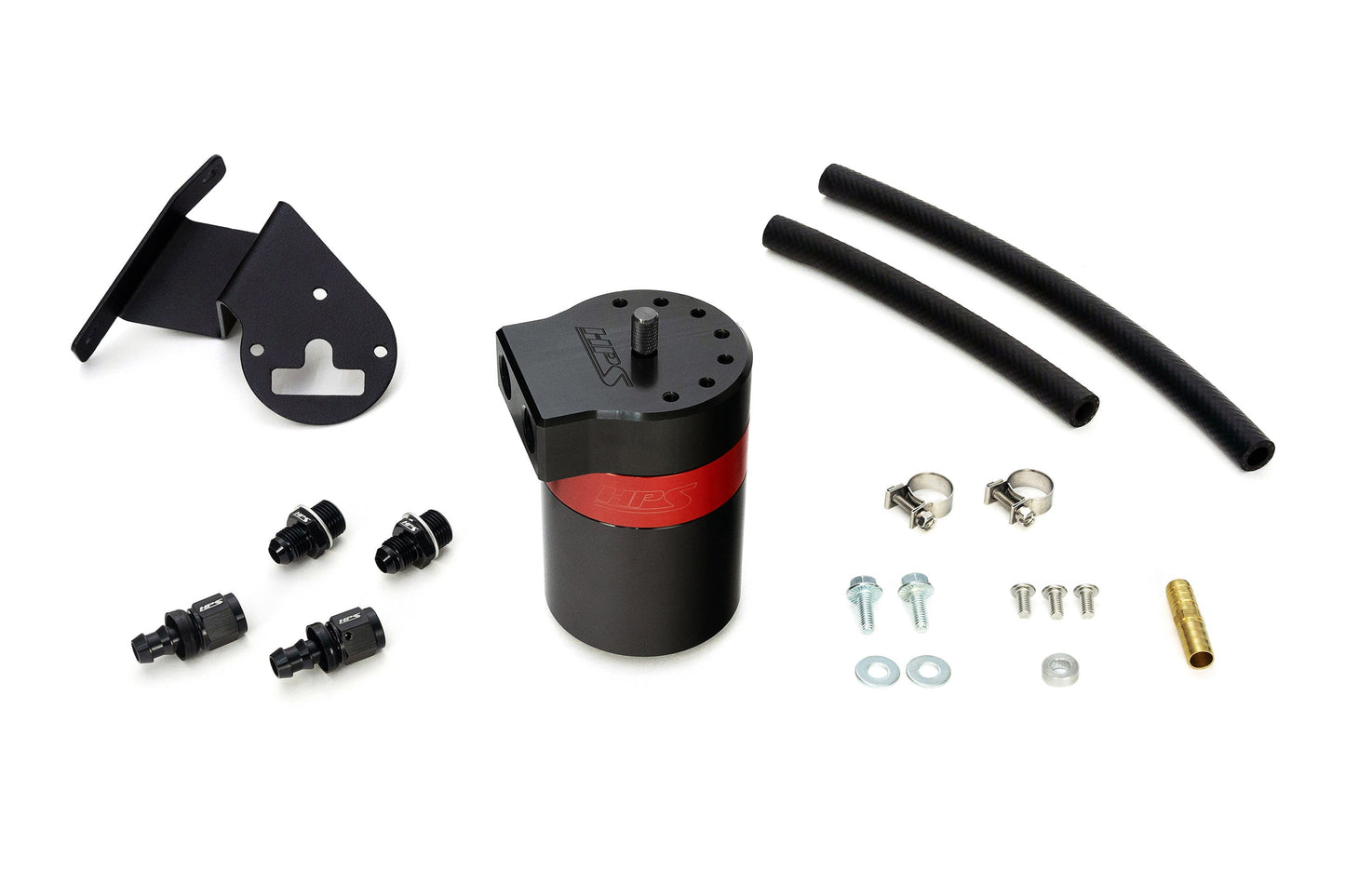 HPS Performance Billet Aluminum Oil Catch Can Kit 860-013