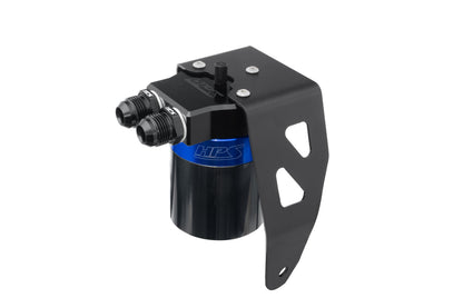 HPS Performance Billet Aluminum Oil Catch Can Kit Blue 860-024