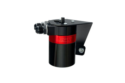 HPS Performance Billet Aluminum Oil Catch Can Kit Red 860-030