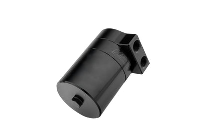 HPS Performance Billet Aluminum Oil Catch Can Kit, Black, 860-030WB