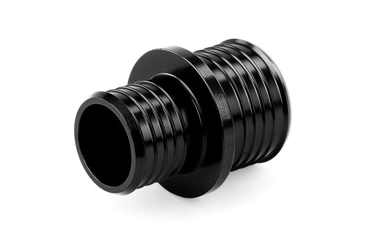 HPS 1-1/4 inch - 1-1/2 inch 32mm - 38mm Billet 6061 Aluminum Joiner Hose Union Connector Black