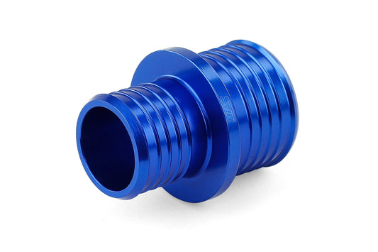 HPS 1-1/4 inch - 1-1/2 inch 32mm - 38mm Billet 6061 Aluminum Joiner Hose Union Connector Blue