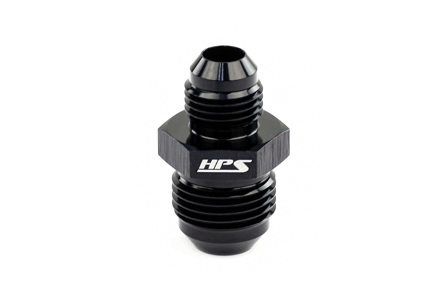 HPS Performance -16 AN to -10 AN Male To Male Reducer Union Coupler Adapter Aluminum Black