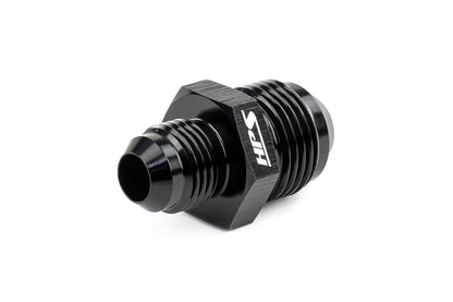HPS Performance -16 AN to -10 AN Male To Male Reducer Union Coupler Adapter, Aluminum, Black