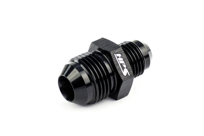 HPS Performance -12 AN to -10 AN Male To Male Reducer Union Coupler Adapter, Aluminum, Black