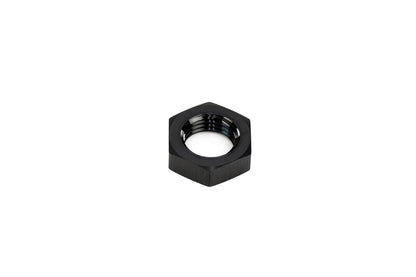 HPS Performance -12 AN Female Bulkhead Fitting Jam Nut, Aluminum, Black