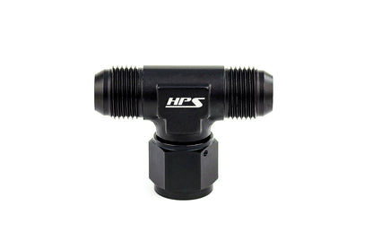 HPS Performance -4 AN Aluminum Tee Adapter with Female on Side AN9251-4