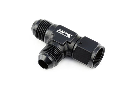 HPS Performance -3 AN Aluminum Tee Adapter with Female on Run AN9261-3