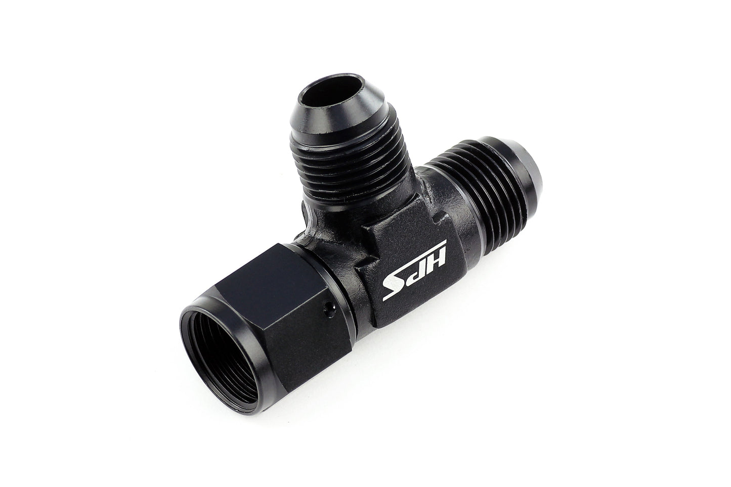 HPS Performance -8 AN Aluminum Tee Adapter with Female on Run AN9261-8