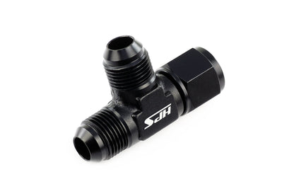 HPS Performance -6 AN Aluminum Tee Adapter with Female on Run AN9261-6