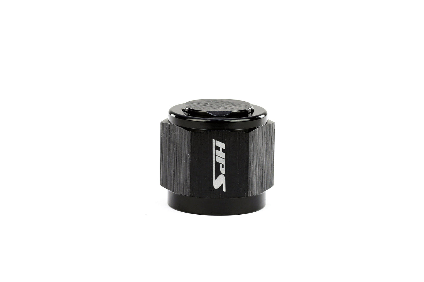 HPS Performance -16 AN Flare Female Cap Aluminum Black