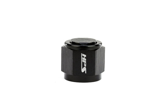 HPS Performance -10 AN Flare Female Cap Aluminum Black