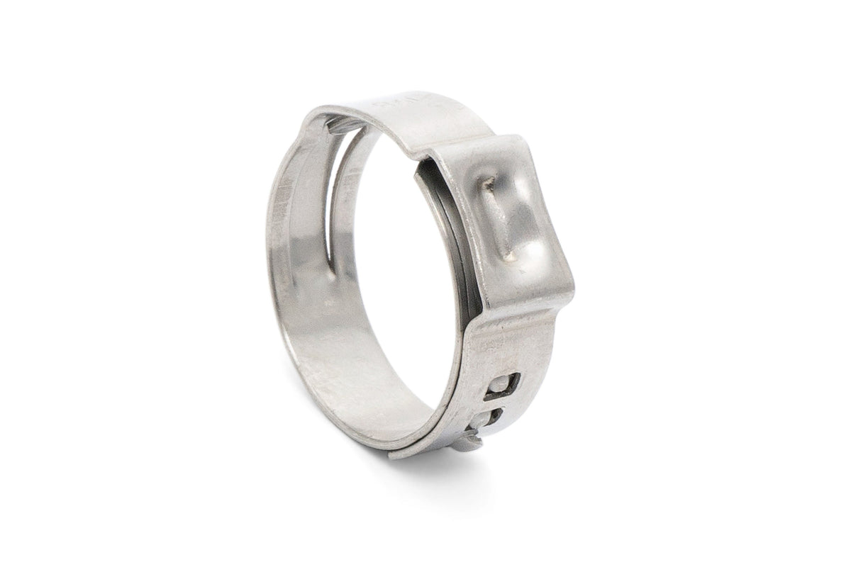 HPS 304 Stainless Steel Ear Hose Clamps, Effective Range 39.3mm - 42.5mm, 100pcs pack