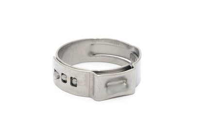 HPS 304 Stainless Steel Ear Hose Clamps, Effective Range 11.3mm - 13.8mm, 10pcs pack