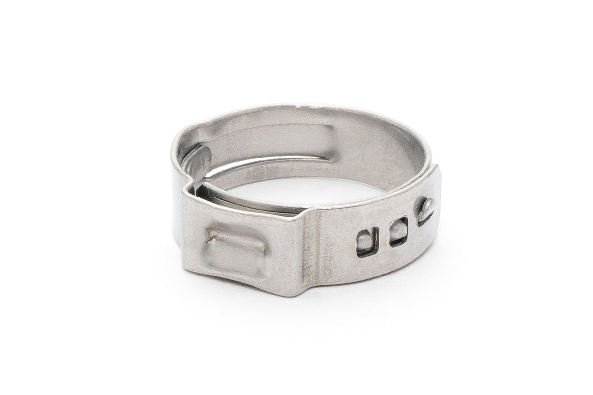 HPS 304 Stainless Steel Ear Hose Clamps, Effective Range 39.3mm - 42.5mm, 100pcs pack