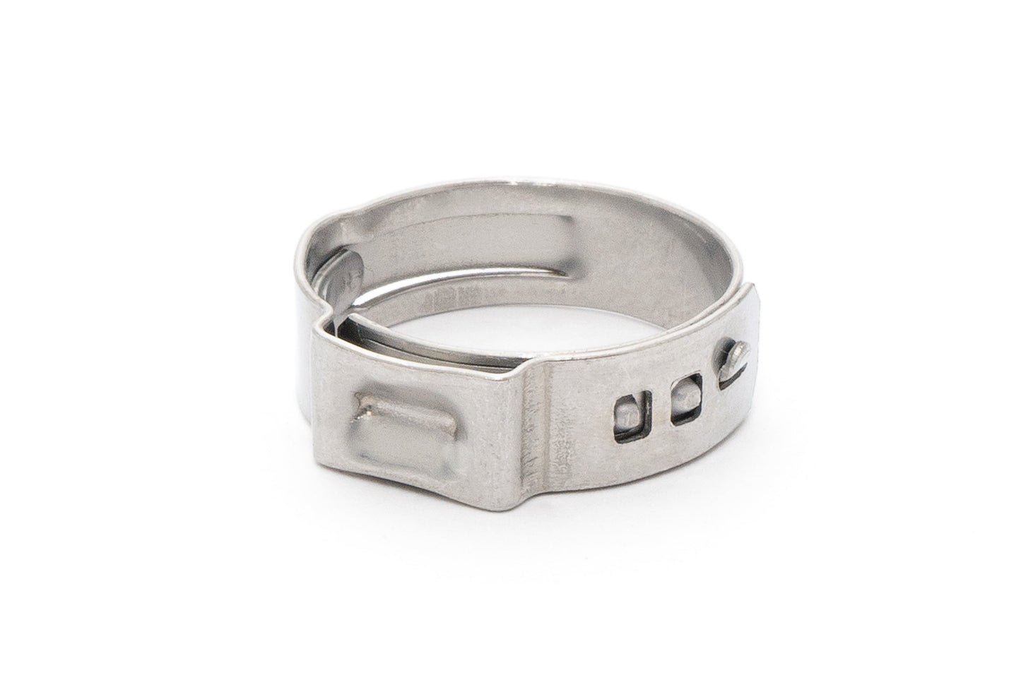 HPS 304 Stainless Steel Ear Hose Clamps, Effective Range 10.1mm - 11.8mm, 100pcs pack