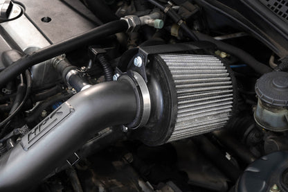 HPS Performance Universal Air Intake Filter Aluminum Heat Shield, Black, HSK-404