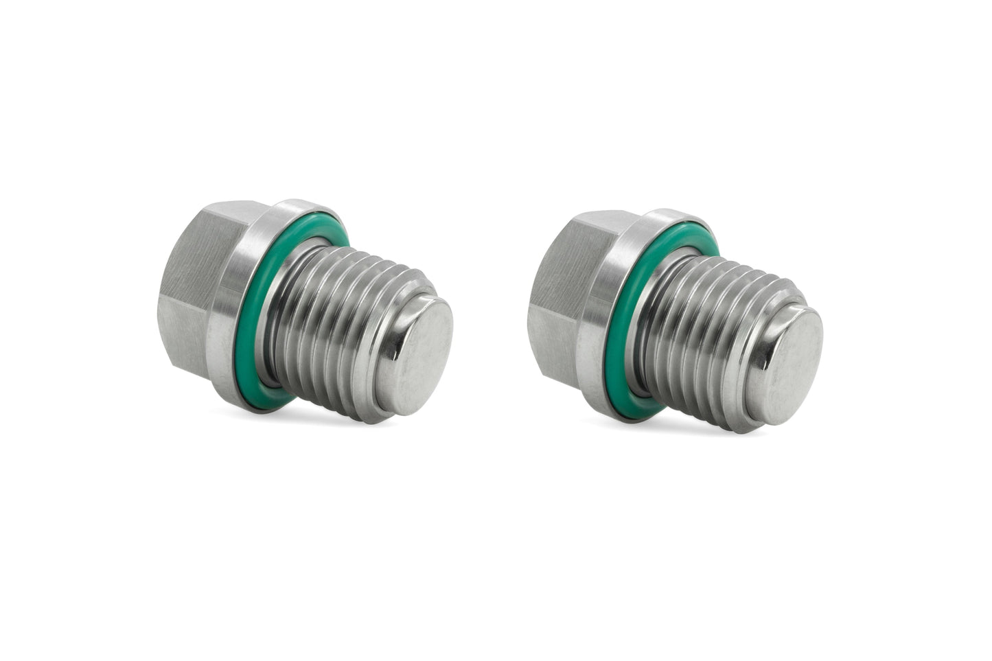 HPS Performance Stainless Steel Magnetic Oil Drain Plug Bolt 2pcs kit for Transmission Fill and Drain Plugs, MDPK-102