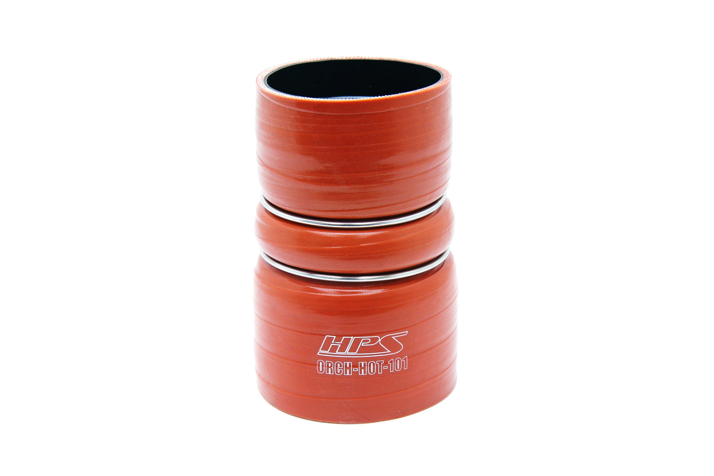HPS Silicone Intercooler Turbo Boot Hose Orange ORCH-HOT-101 replace part # 6C34-6C640-BA 6C3Z-6C640-B 8C3Z-6W651-A 6C3Z-6C640-B 3C34-6C640-CA