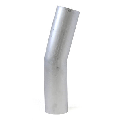 HPS 4 inch OD 15 Degree Bend 6061 Aluminum Elbow 16 Gauge w/ 4 inch CLR