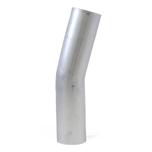 HPS 4 inch OD 15 Degree Bend 6061 Aluminum Elbow 16 Gauge w/ 4 inch CLR