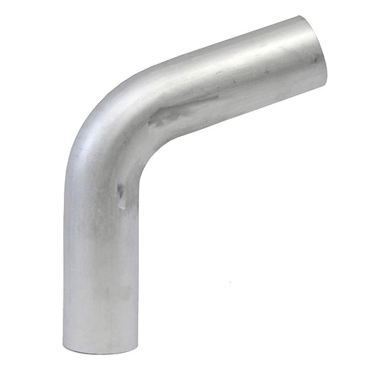 HPS 3.25 inch OD 70 Degree Bend 6061 Aluminum Elbow 16 Gauge w/ 3 1/2 inch CLR