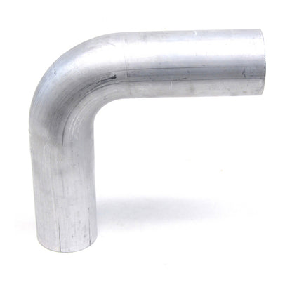HPS 1-3/8 inch OD 90 Degree Bend 6061 Aluminum Elbow 16 Gauge w/ 2 1/2 inch CLR