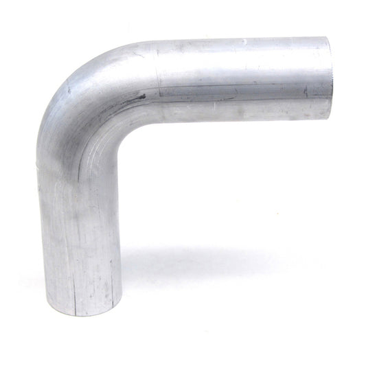 HPS 2 inch OD 90 Degree Bend 6061 Aluminum Elbow 16 Gauge w/ 3 1/8 inch CLR