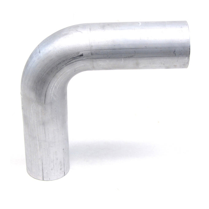 HPS 3 inch OD 90 Degree Bend 6061 Aluminum Elbow 16 Gauge w/ 3 inch CLR