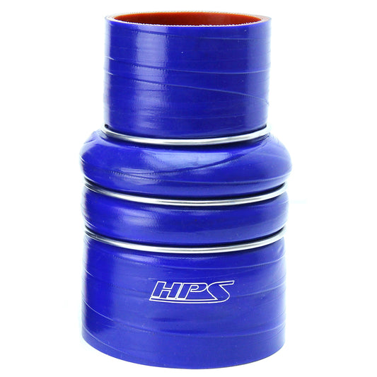 HPS 3.5 inch - 4 inch ID 6 inch Long High Temp 4-ply Reinforced Silicone CAC Coupler Hose Cold Side 89mm - 102mm ID 152mm Length