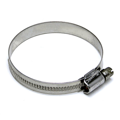 HPS Stainless Steel Embossed Hose Clamps Size 96, 2pcs Pack, 5-5/8" - 6-1/2" (143mm-165mm)
