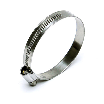 HPS Stainless Steel Embossed Hose Clamps Size 96, 2pcs Pack, 5-5/8" - 6-1/2" (143mm-165mm)