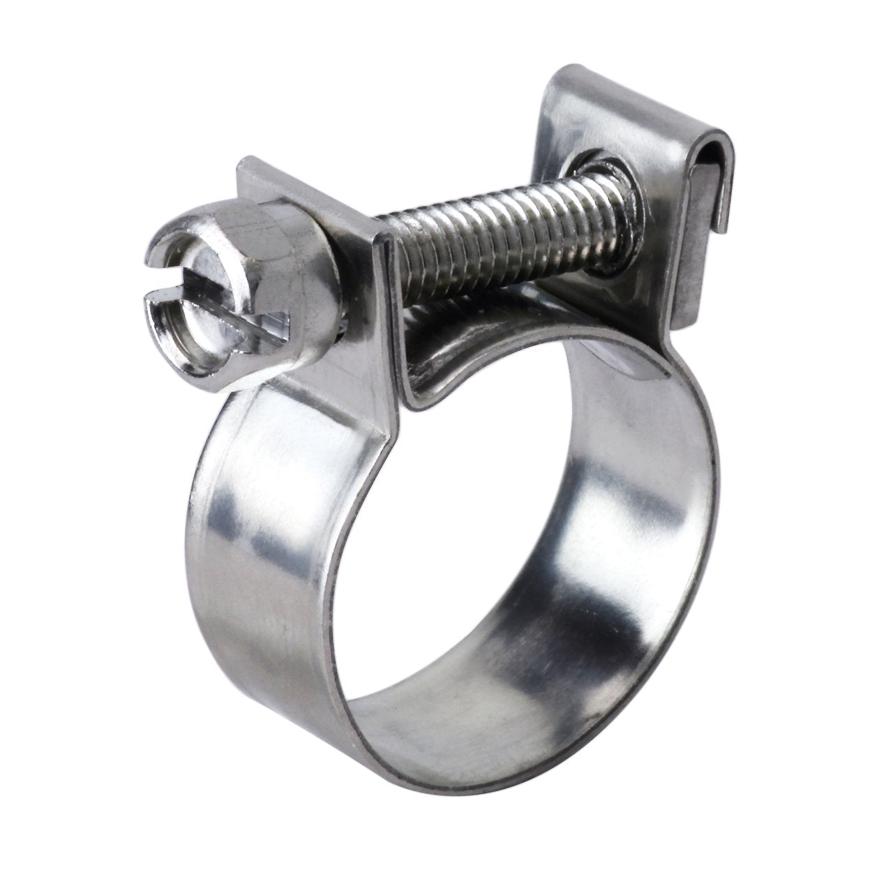 HPS Size # 12 Stainless Steel Fuel Injection Hose Clamp Range: 25/64 inch - 15/32 inch 10mm - 12mm
