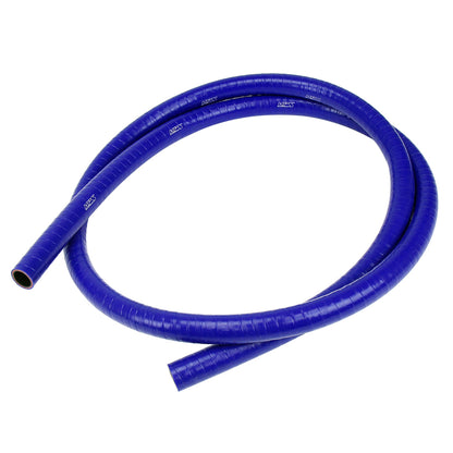 HPS 3/4 inch 19mm FKM Lined Oil Resistant High Temperature Reinforced Silicone Hose 9 Feet Blue