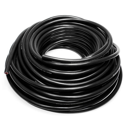 HPS 1-1/8 inch 28mm ID High Temperature Reinforced Silicone Heater Hose Tubing Black