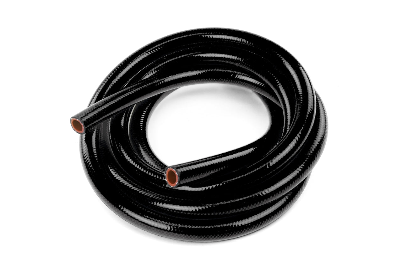 HPS 1-1/4 inch 32mm ID High Temperature Reinforced Silicone Heater Hose Tubing 10 Feet Roll Black