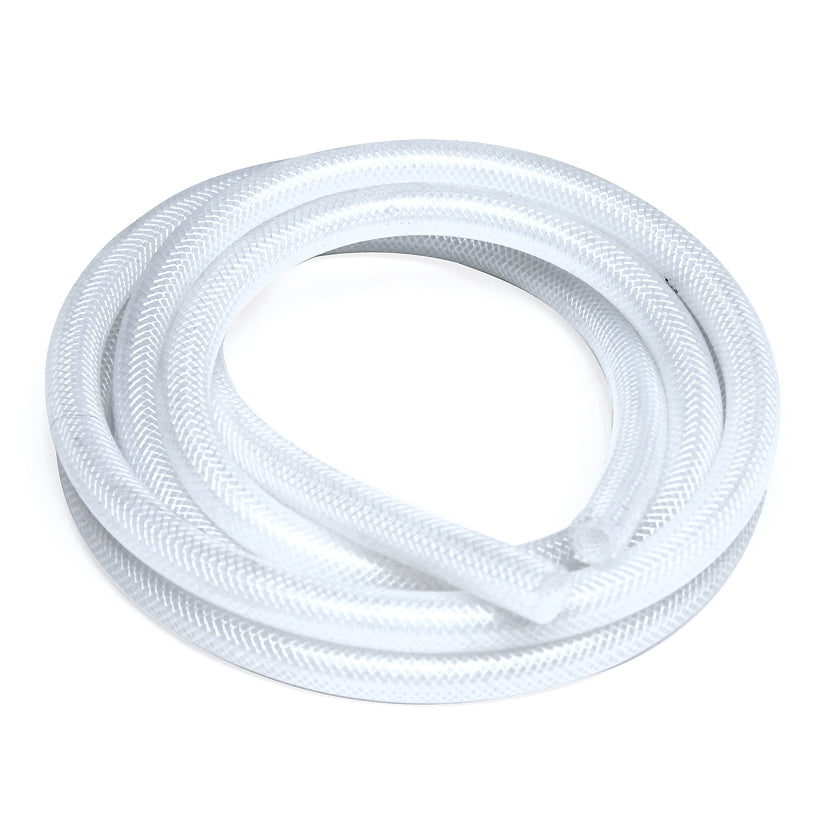 HPS 3/4 inch ID Clear high temp reinforced silicone heater hose tubing Max Temperature Rating: 350F Bend Radius: 3 inch