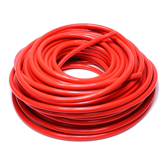 HPS 1 inch ID Red high temp reinforced silicone heater hose tubing 50 feet roll Max Temperature Rating: 350F Bend Radius: 4.5 inch