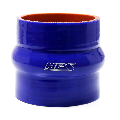 HPS 1-3/8 inch ID 3 inch Long High Temp 4-ply Reinforced Silicone Hump Coupler Hose Blue 35mm ID 76mm Length